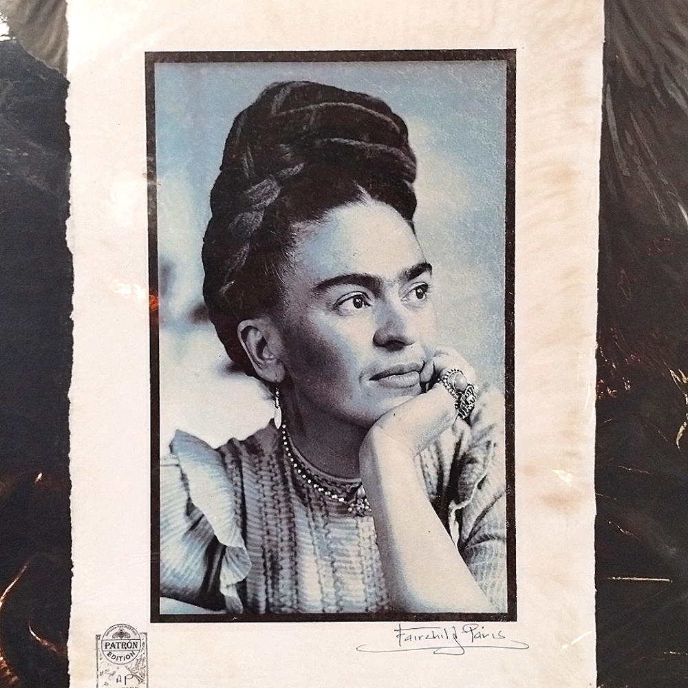 Frida Kahlo, Limited Edition Print, Hand signed Fairchild Paris